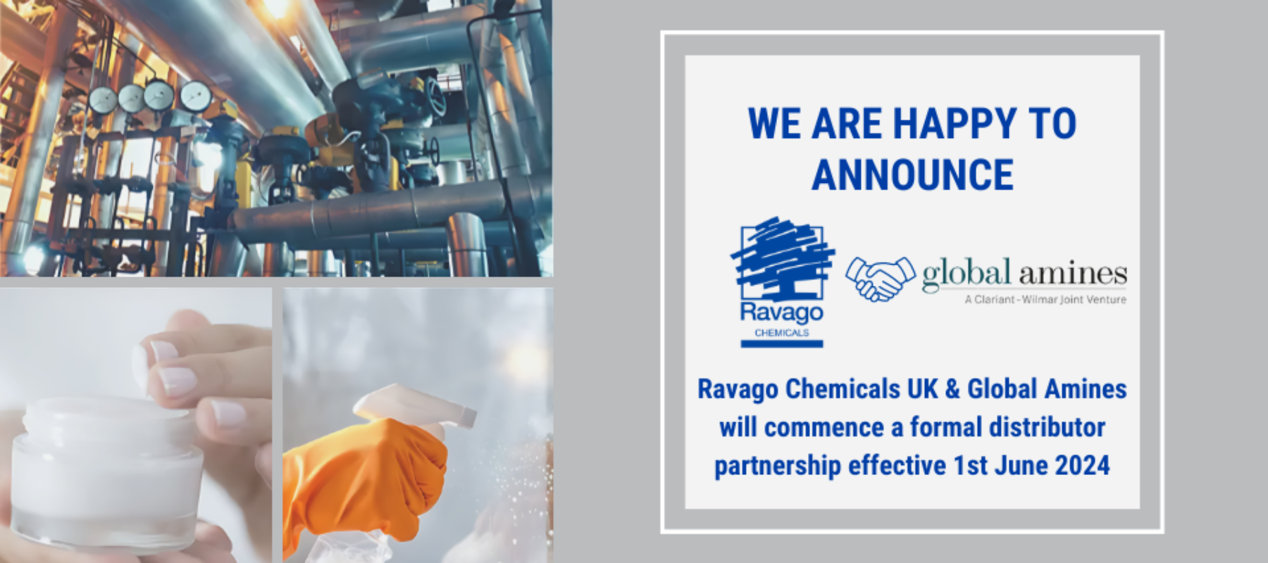 A New Distribution Partnership – Ravago Chemicals UK & Global Amines